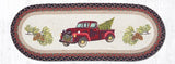 Christmas Red Truck Braided Table Runner-Lange General Store