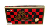 Classic Chess and Checkers 2 in 1 Game Set-Lange General Store
