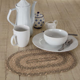 Cobblestone Braided Oval Placemat-Lange General Store