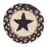 Colonial Star Braided Coasters-Lange General Store