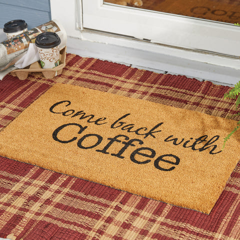 Come Back With Coffee Door Mat-Lange General Store