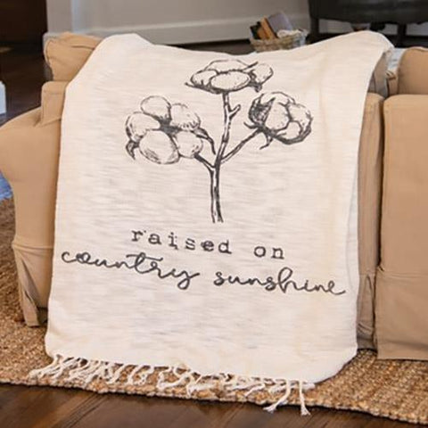 Country Sunshine Woven Throw-Lange General Store