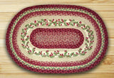 Cranberries Braided Oval Rug Collection-Lange General Store