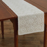 Cream Lace Table Runner-Lange General Store