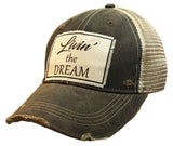 Distressed Trucker Cap - Livin' The Dream-Lange General Store