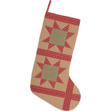 Dolly Star Tan Patch Stocking-Lange General Store