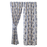 Dorsey Navy Panel Curtains-Lange General Store