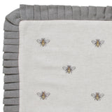 Embroidered Bee Pillow-Lange General Store