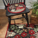 Farm Life Hooked Chair Pad-Lange General Store