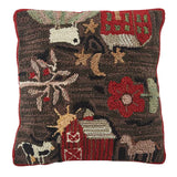 Farm Life Hooked Pillow-Lange General Store