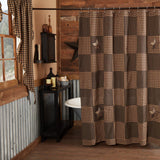Farmhouse Star Shower Curtain-Lange General Store