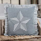 Sawyer Mill Blue Barn Star Pillow-Lange General Store