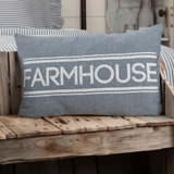 Sawyer Mill Blue Farmhouse Pillow-Lange General Store