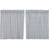 Sawyer Mill Blue Plaid Tier Curtains 36"-Lange General Store