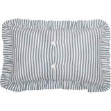 Sawyer Mill Blue Ticking Stripe Fabric Pillow-Lange General Store