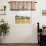 Sawyer Mill Charcoal Chicken Valance-Lange General Store