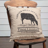 Sawyer Mill Cow Pillow-Lange General Store