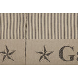 Sawyer Mill Charcoal Gather Valance-Lange General Store