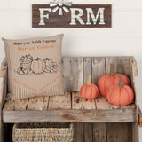 Sawyer Mill Charcoal Harvest Festival Pillow-Lange General Store
