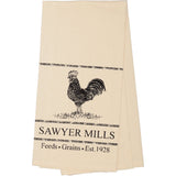 Sawyer Mill Charcoal Kitchen Towel - Poultry-Lange General Store