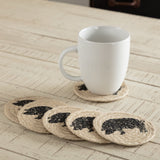 Sawyer Mill Charcoal Pig Coasters-Lange General Store