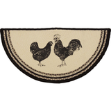 Sawyer Mill Poultry Braided Half Circle Rug-Lange General Store
