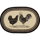 Sawyer Mill Poultry Braided Oval Rug-Lange General Store