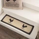 Sawyer Mill Poultry Rectangle Stair Tread Latex Rug-Lange General Store