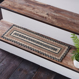 Farmstead Charcoal Rectangle Stair Tread Latex Rug-Lange General Store