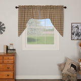 Sawyer Mill Charcoal Swag Curtains-Lange General Store