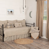 Sawyer Mill Charcoal Ticking Stripe Daybed Quilt Set-Lange General Store