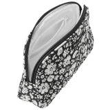 Feedsack Floral Black Cosmetic Pouch-Lange General Store