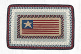 Flag Braided Rectangle Rug-Lange General Store