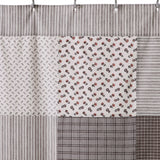 Fleurette Patchwork Shower Curtain-Lange General Store