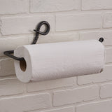 Forged Iron Wall Paper Towel Holder-Lange General Store