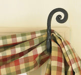 Forged Scroll Curtain Hooks-Lange General Store