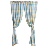 Forget Me Not Long Panel Curtains-Lange General Store