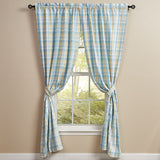 Forget Me Not Long Panel Curtains-Lange General Store