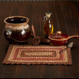 Ginger Spice Braided Placemat-Lange General Store