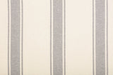 Grace Grain Sack Stripe Short Panel Curtains-Lange General Store