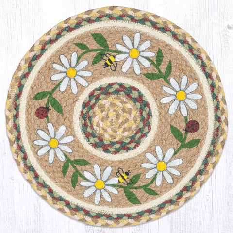 Happy Daisy Braided Placemat-Lange General Store