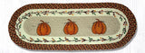 Harvest Pumpkin Braided Table Runner-Lange General Store
