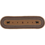 Heritage Farms Sheep Braided Table Runners-Lange General Store