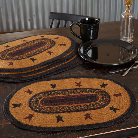 Heirloom Farm Star Braided Placemat - Set of 6-Lange General Store