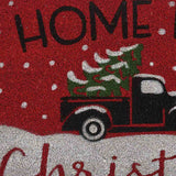 Home For Christmas Truck Door Mat-Lange General Store