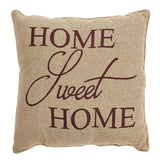 Home Sweet Home Burlap Pillow-Lange General Store