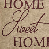 Home Sweet Home Burlap Pillow-Lange General Store