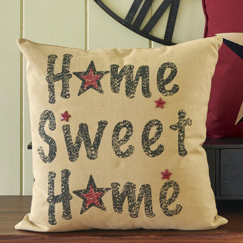 Home Sweet Home Star Pillow-Lange General Store