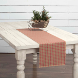 Jonathan Plaid Ribbed Table Runners-Lange General Store