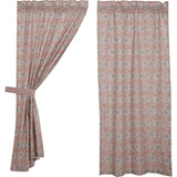 Kaila Floral Short Panel Curtains-Lange General Store